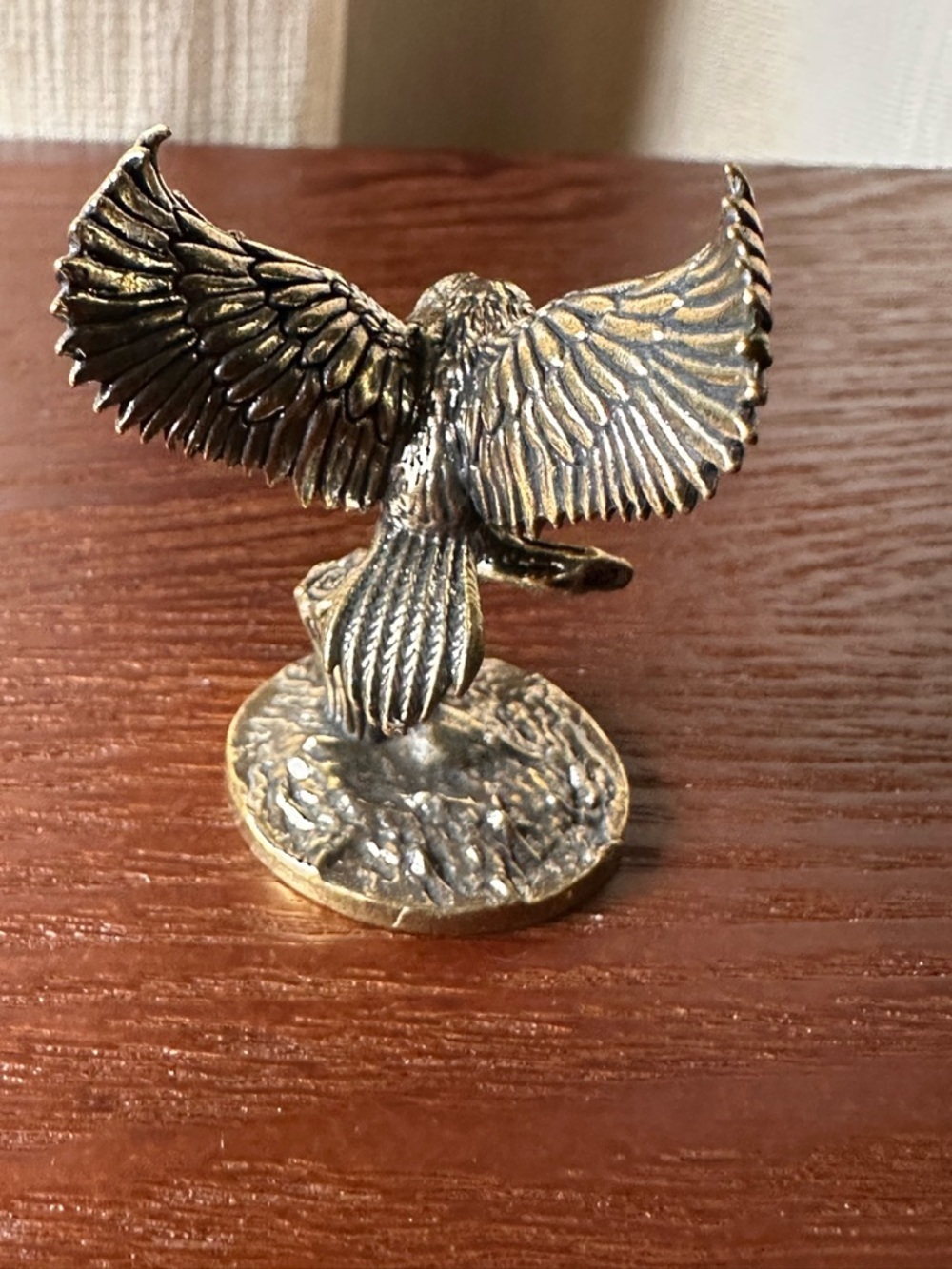 Mini Brass Owl Collectible Figurine, Vintage Style - Picture 10 of 13